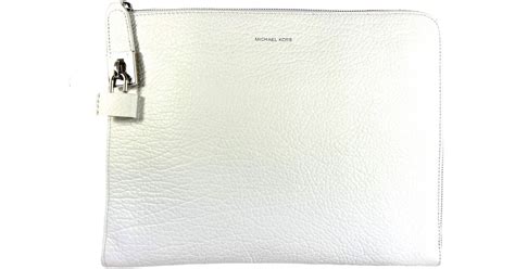 Michael Kors rompton Genuine Leather Portfolio Clutch iPAD Case